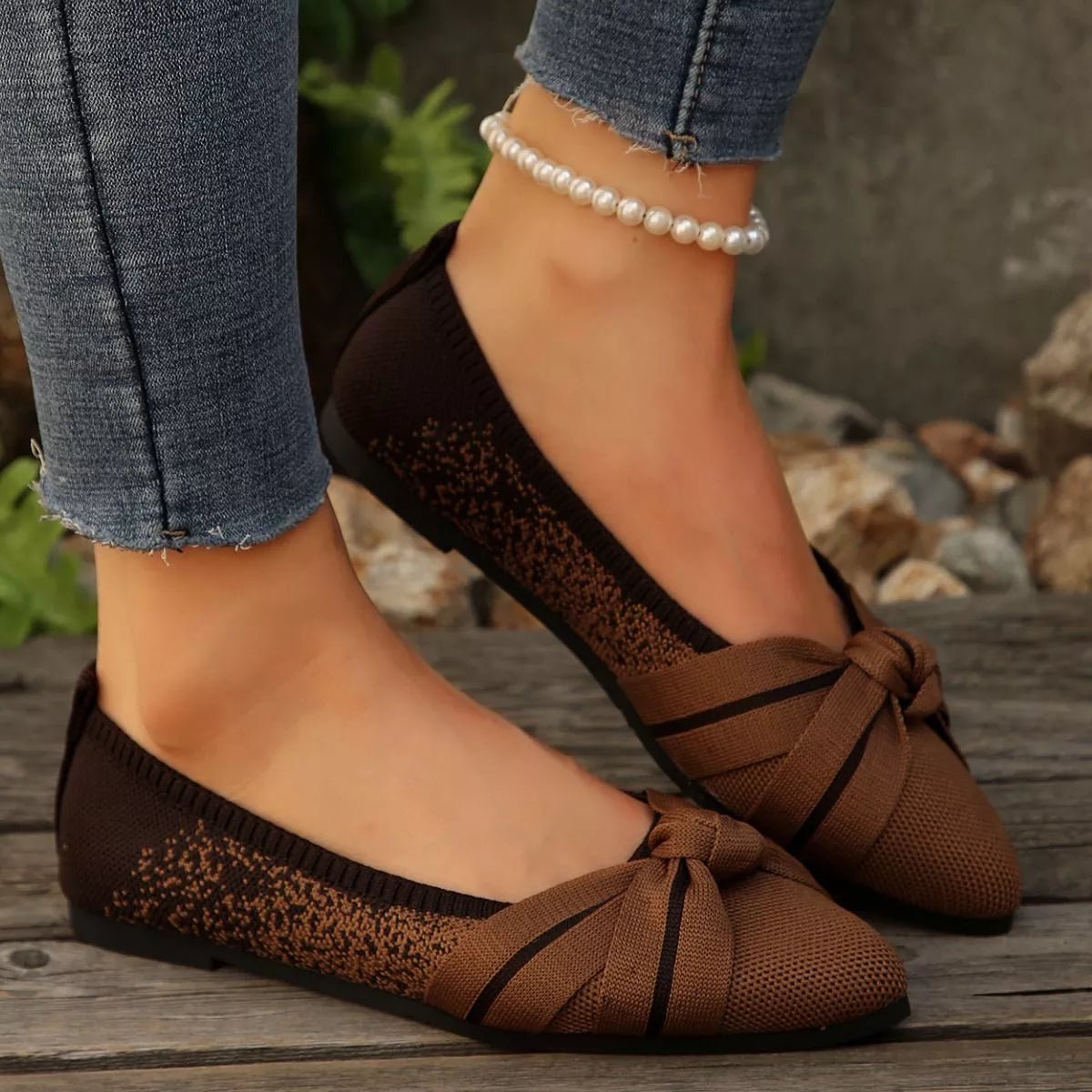 Mirage Platform Point Toe Slip-Ons - WowStore.live