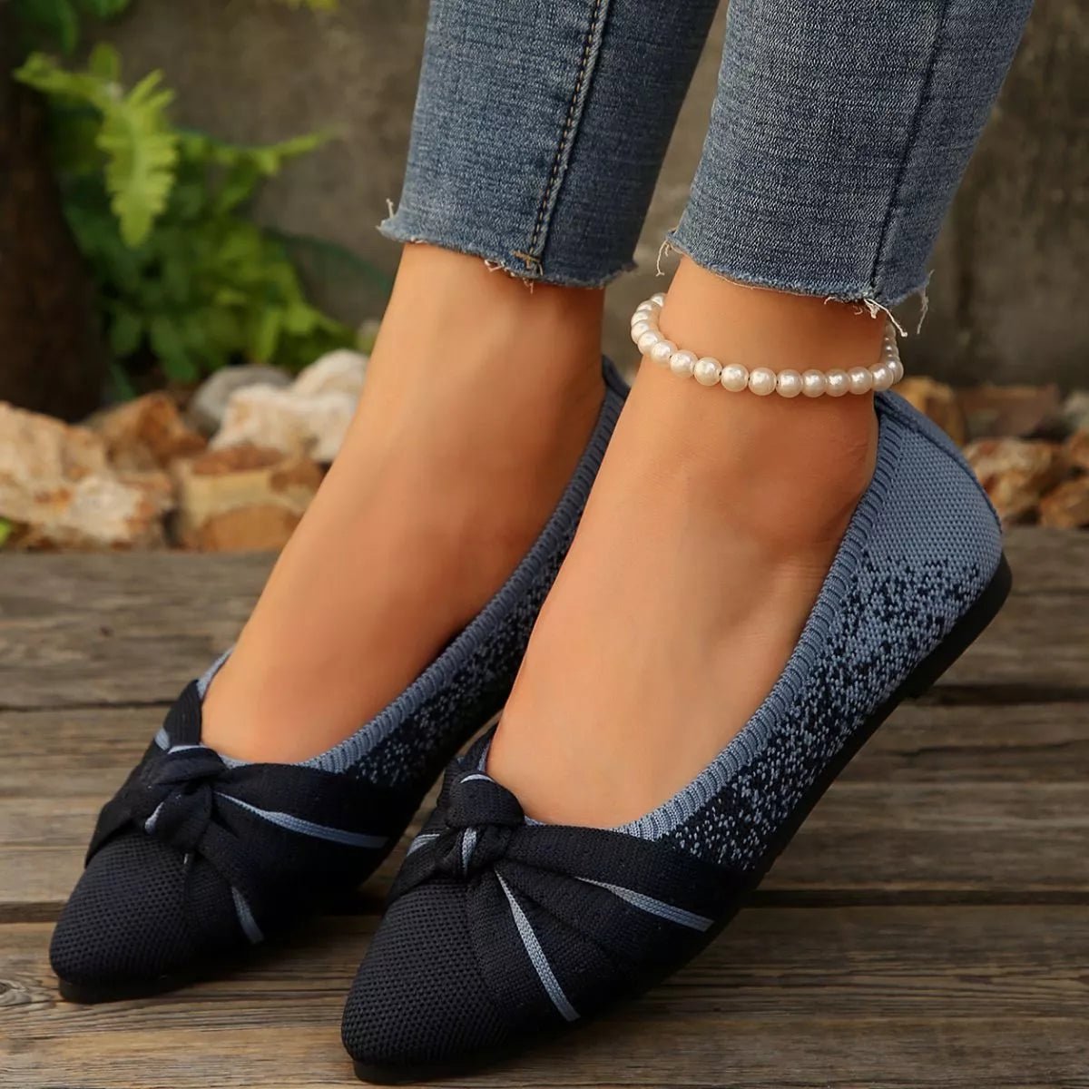 Mirage Platform Point Toe Slip-Ons - WowStore.live