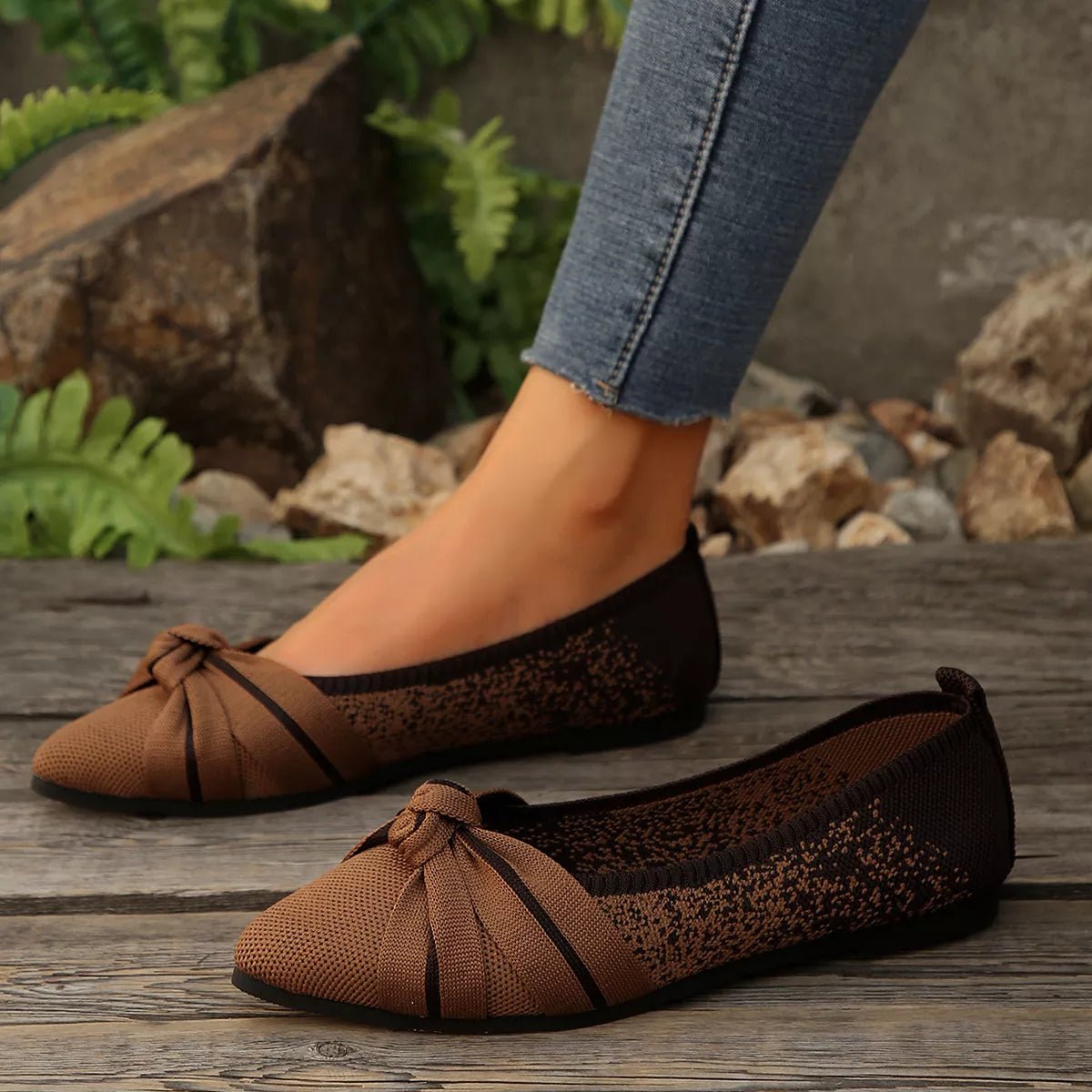 Mirage Platform Point Toe Slip-Ons - WowStore.live