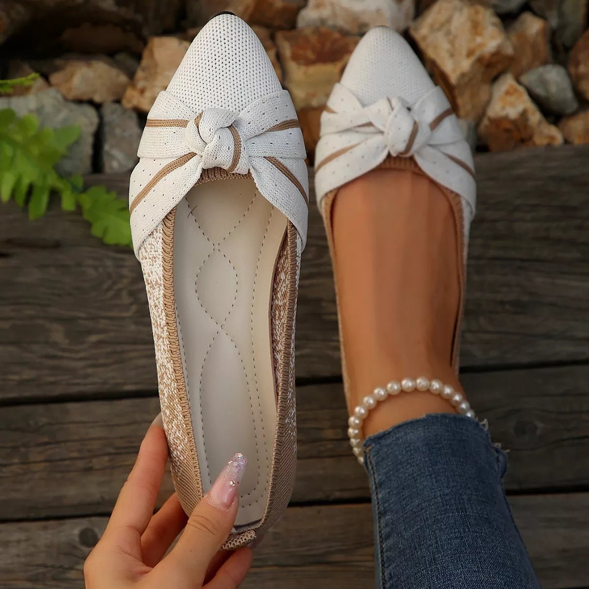Mirage Platform Point Toe Slip-Ons - WowStore.live