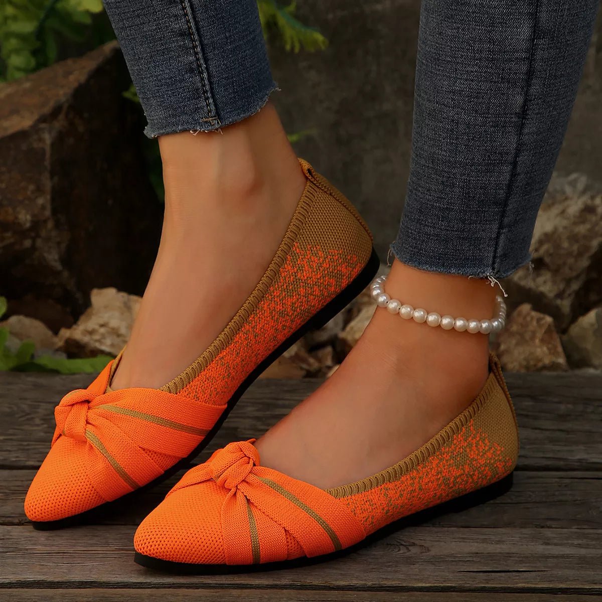 Mirage Platform Point Toe Slip-Ons - WowStore.live