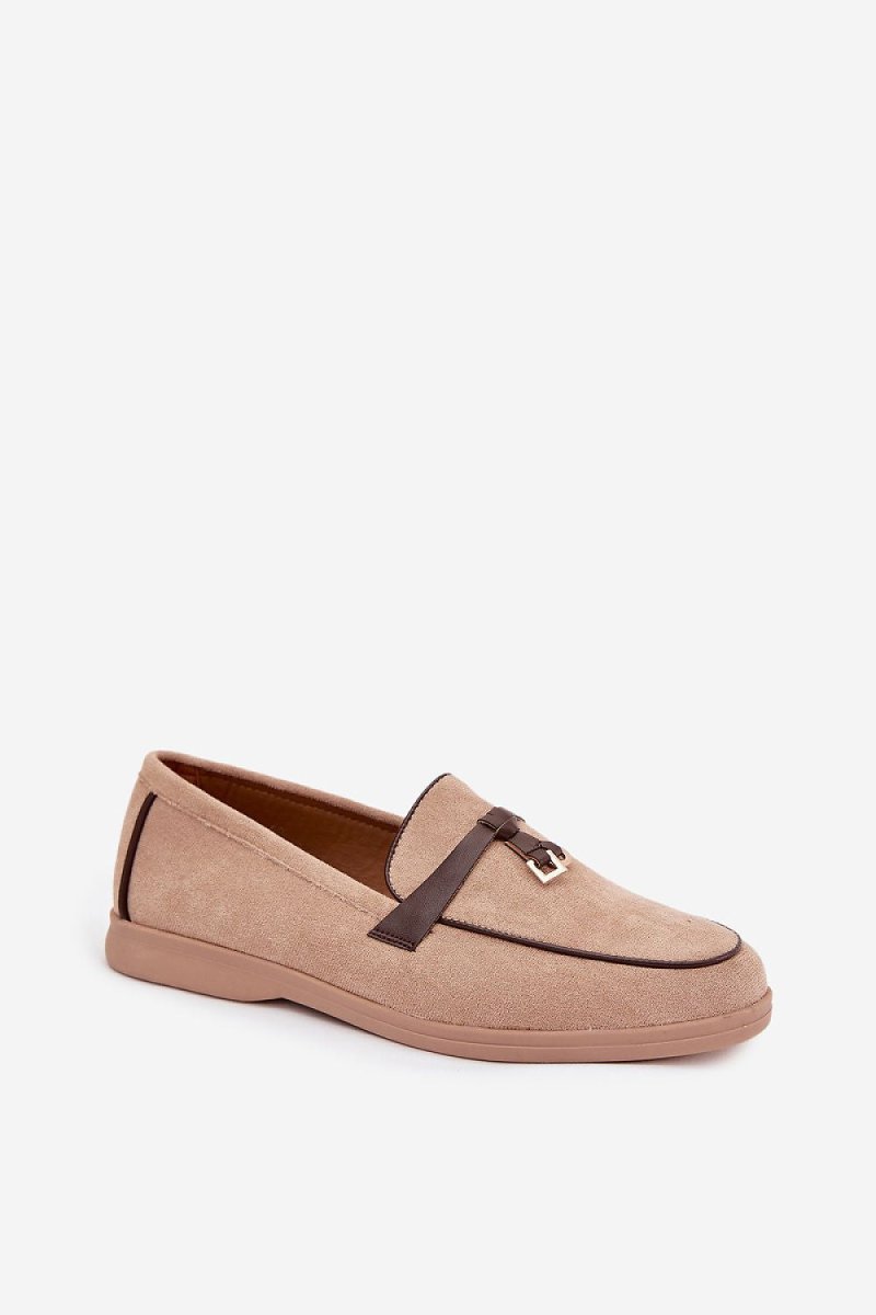 Step In Style Moccasins in Elegant Beige