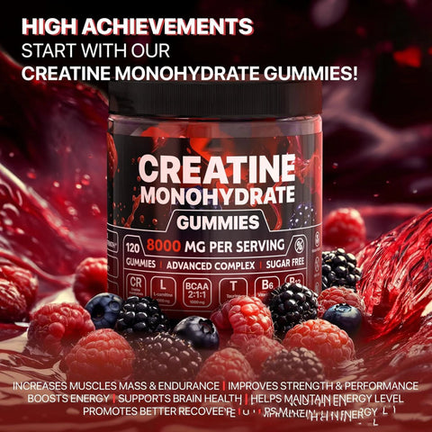 Muscle Boost Gummies - Creatine & BCAA for Strength & Recovery | WOW Store - Wow Store