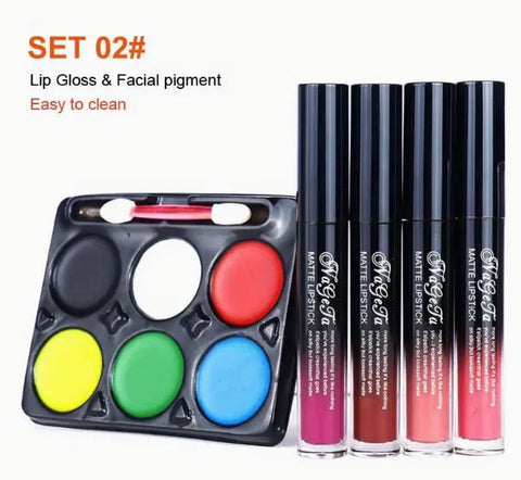 NAGETA Halloween Makeup Set with Lip Gloss & Face Paint - Wow Store
