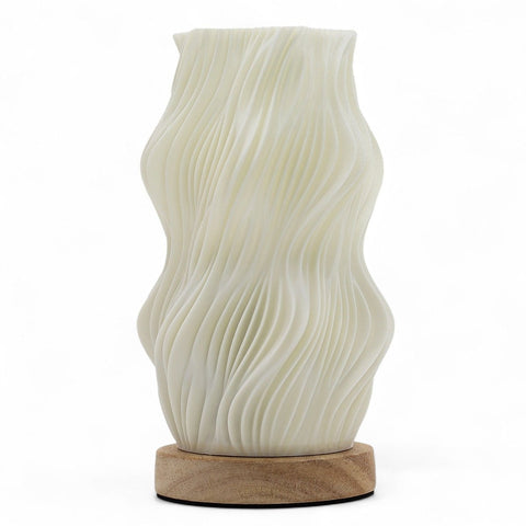 New Wave Star Twisted Table Lamp - USB - C Rechargeable with 3 Light Settings | wowstore.live - Wow Store