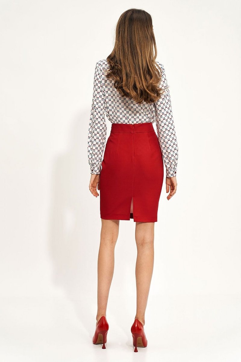 Nife Elegant Tailored Skirt Model 170477 - Professional Women's Fashion | wowstore.live - Wow Store
