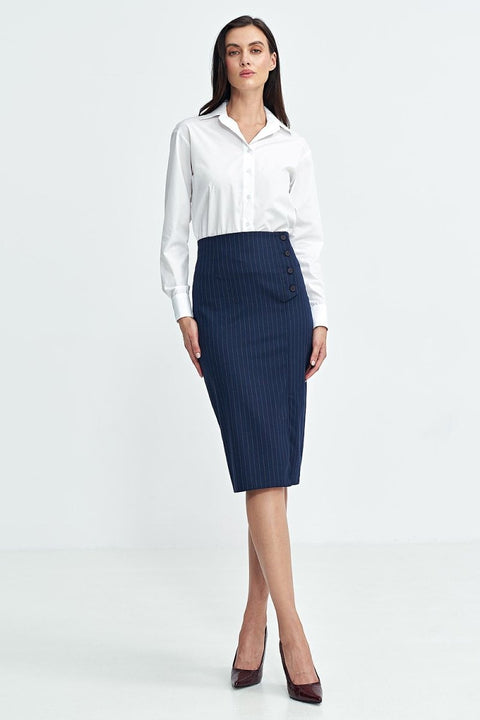Nife Model 202486 Elegant Office Skirt | Professional Women's Fashion | wowstore.live - Wow Store