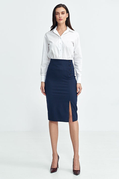 Nife Model 202486 Elegant Office Skirt | Professional Women's Fashion | wowstore.live - Wow Store