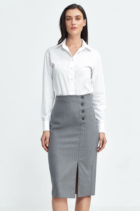Nife Model 202486 Elegant Office Skirt | Professional Women's Fashion | wowstore.live - Wow Store
