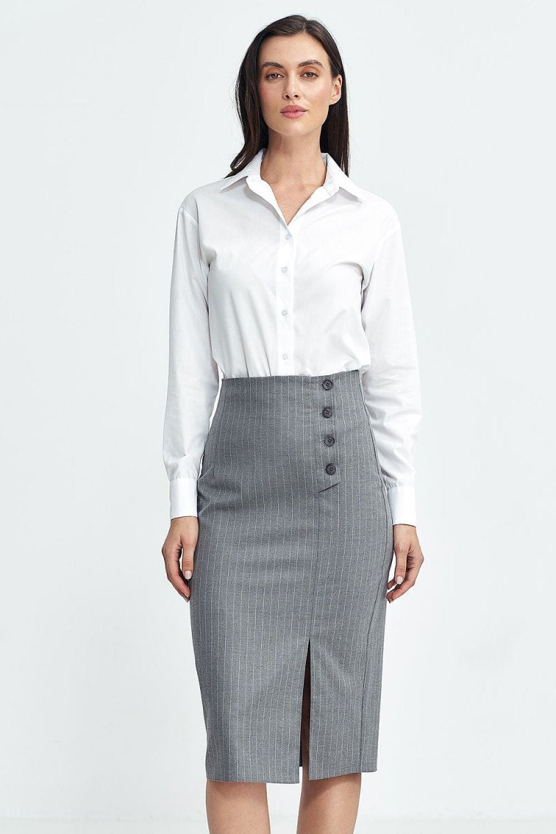 Nife Model 202486 Elegant Office Skirt | Professional Women's Fashion | wowstore.live - Wow Store