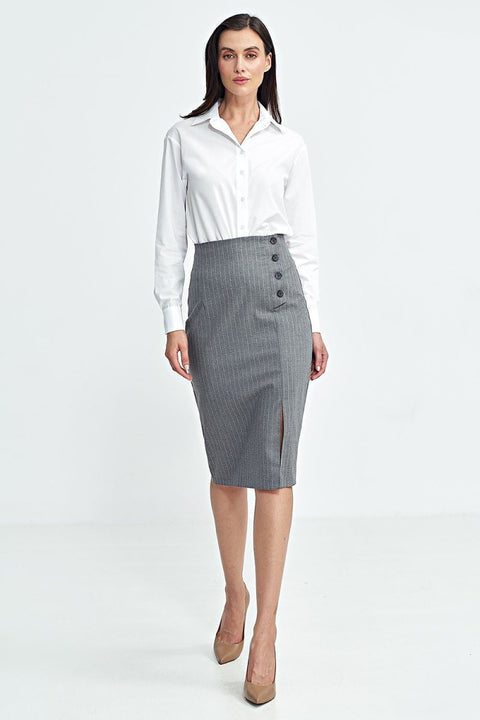 Nife Model 202486 Elegant Office Skirt | Professional Women's Fashion | wowstore.live - Wow Store