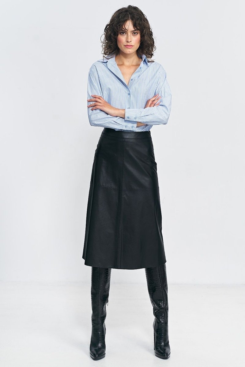Nife Women's Elegant Tailored Skirt Model 184596 | Chic Office & Casual Wear | wowstore.live - Wow Store
