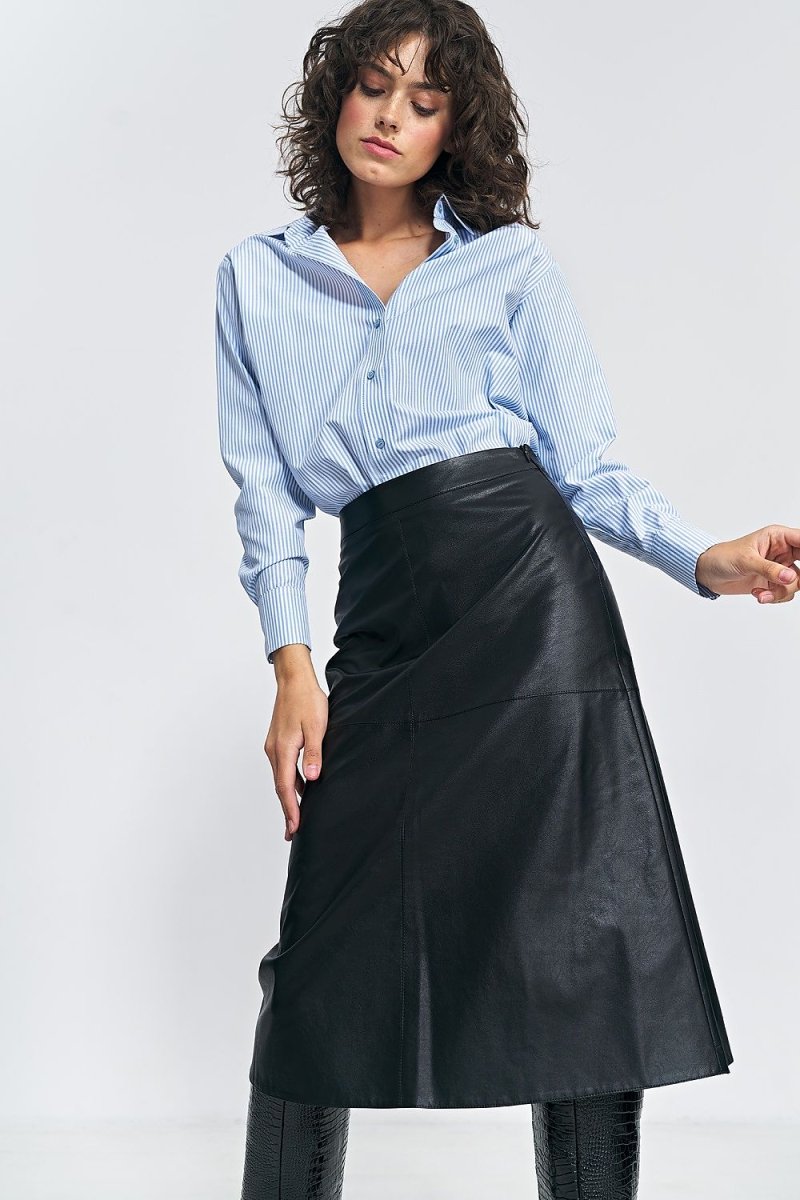 Nife Women's Elegant Tailored Skirt Model 184596 | Chic Office & Casual Wear | wowstore.live - Wow Store