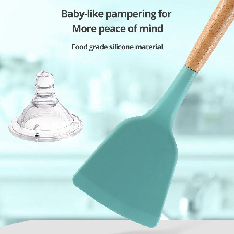 Non Stick Pot Spatula And Spoon - Wow Store