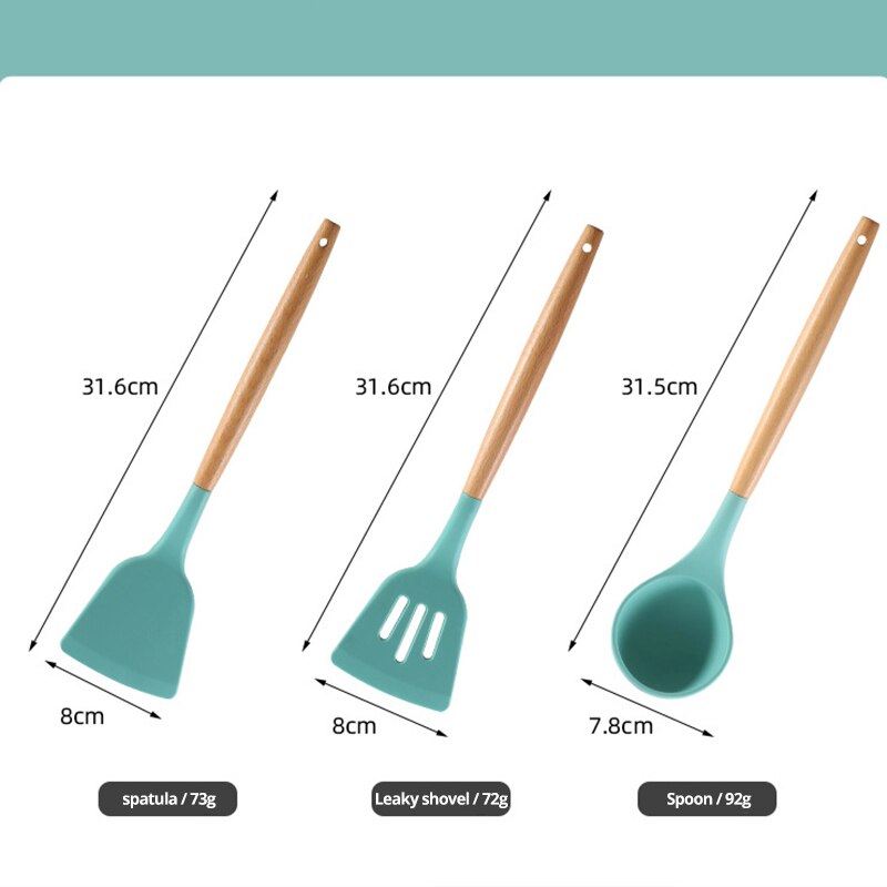 Non Stick Pot Spatula And Spoon - Wow Store