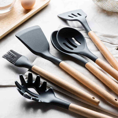 Non Stick Pot Spatula And Spoon - Wow Store
