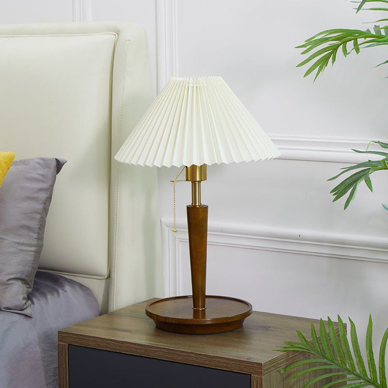 Nordic Pleated Bedside Lamp - WowStore.live