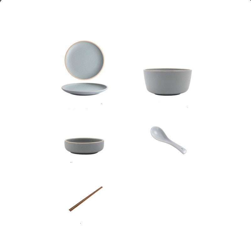 Nordic Style Ceramic Tableware Set for One Person - Wow Store