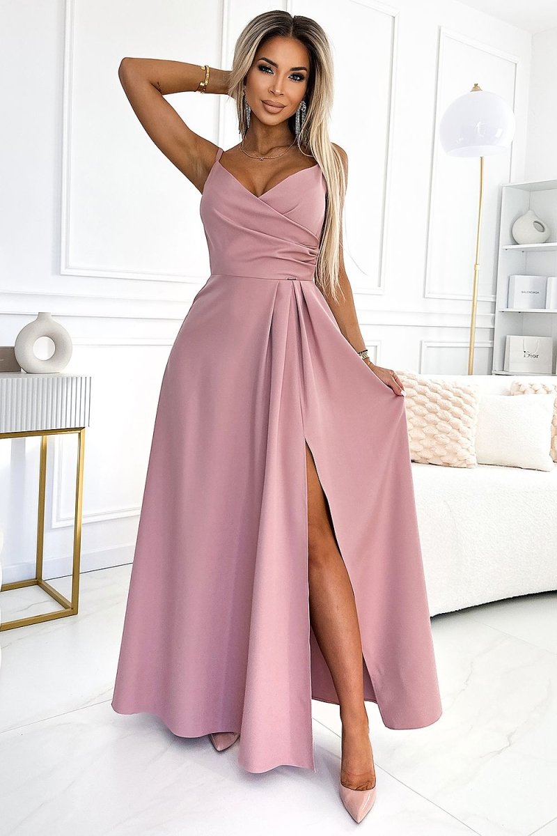 Numoco 143339 Elegant Evening Dress - Flattering A - Line Occasion Gown | wowstore.live - Wow Store