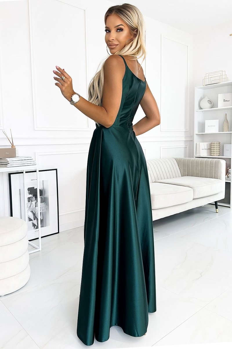 Numoco 143339 Elegant Evening Dress - Flattering A - Line Occasion Gown | wowstore.live - Wow Store