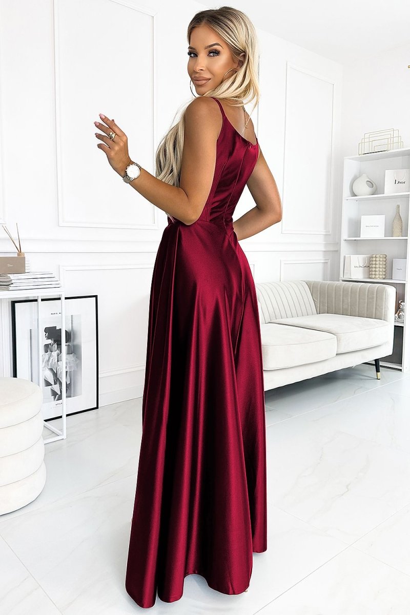 Numoco 143339 Elegant Evening Dress - Flattering A - Line Occasion Gown | wowstore.live - Wow Store