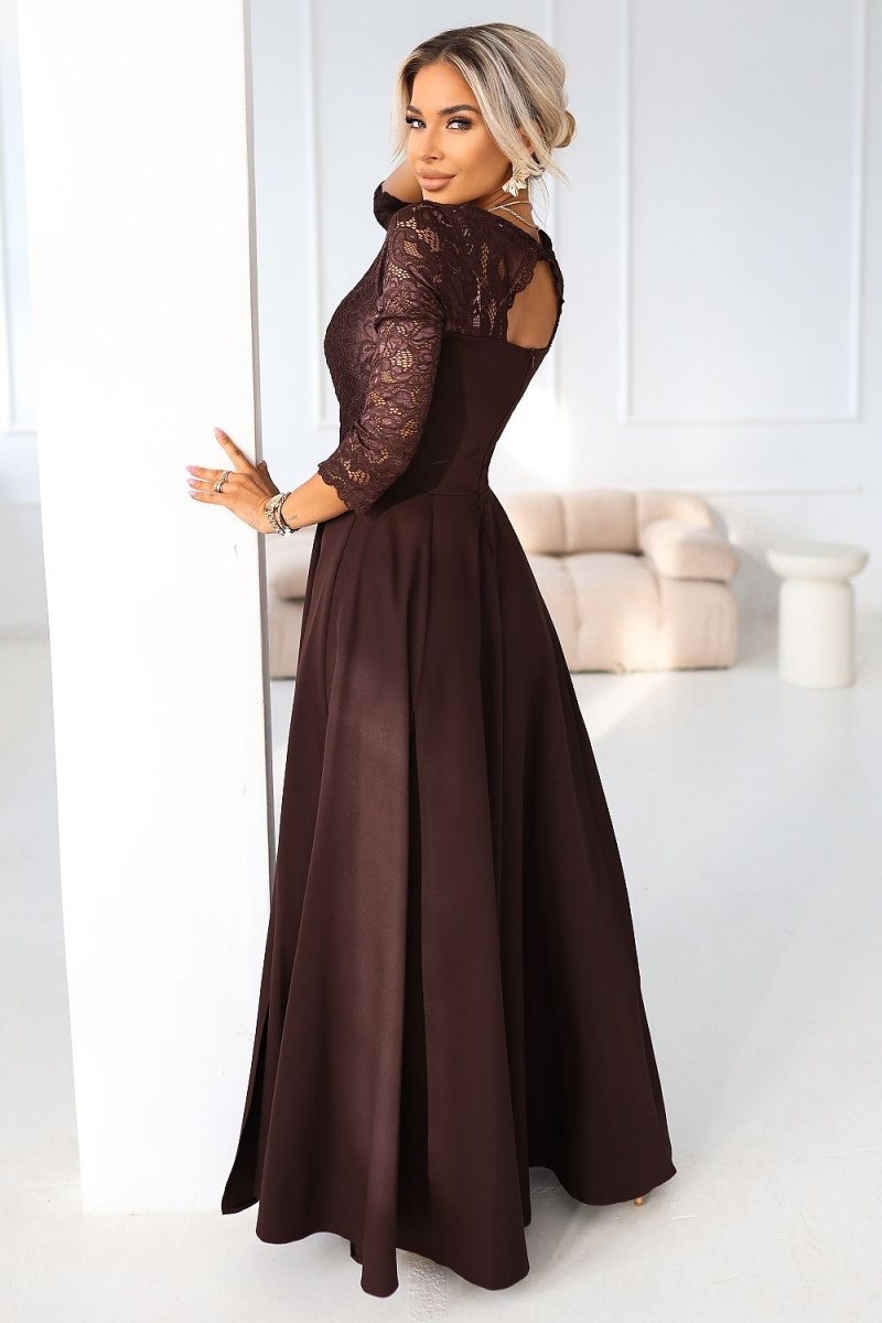 Numoco 145154 Elegant Long Maxi Dress for Formal Occasions | wowstore.live - Wow Store