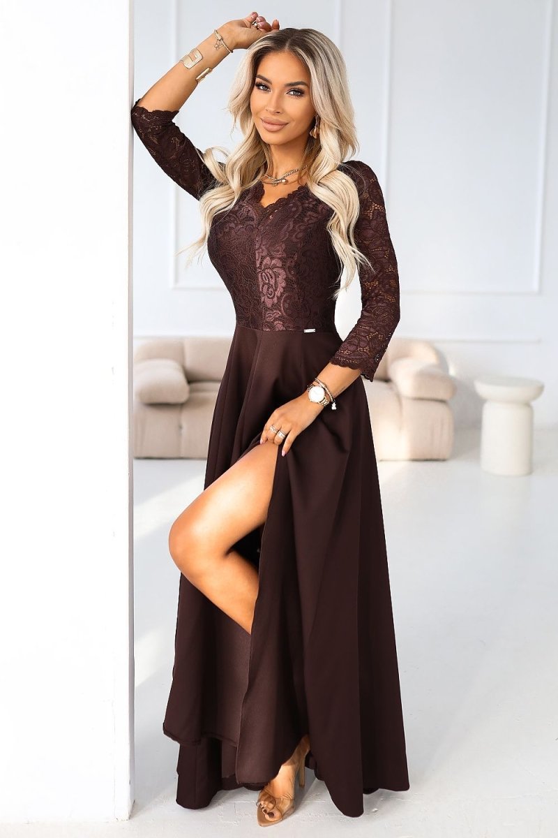 Numoco 145154 Elegant Long Maxi Dress for Formal Occasions | wowstore.live - Wow Store