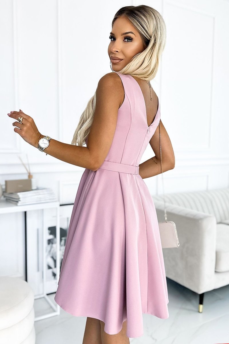 Numoco 181 - 15 Elegant Cocktail Dress with Flared Skirt | wowstore.live - Wow Store