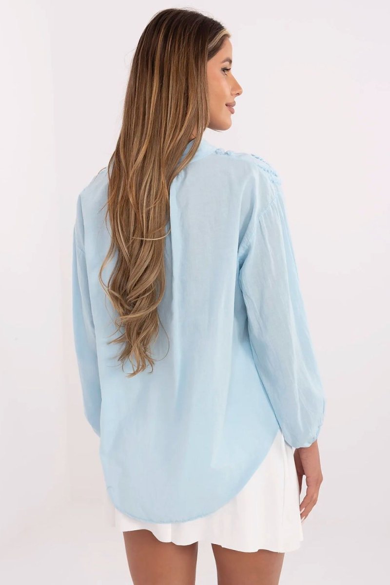 Och Bella Elegant Women's Blouse Model 212657 | Chic & Versatile Top | wowstore.live - Wow Store