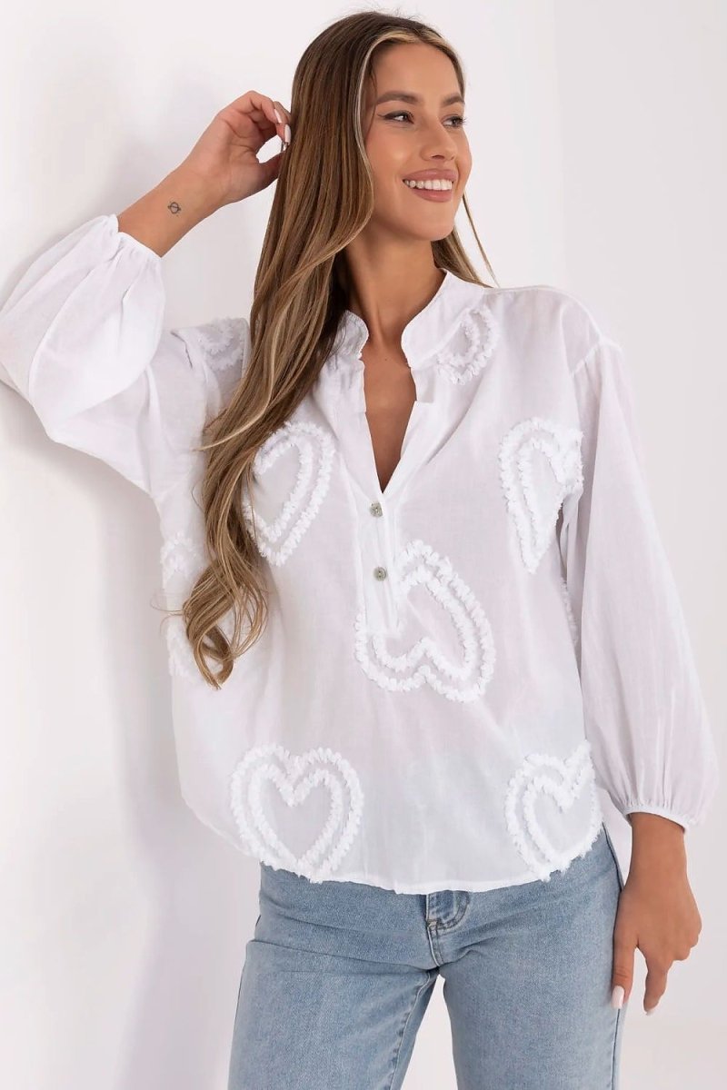 Och Bella Elegant Women's Blouse Model 212657 | Chic & Versatile Top | wowstore.live - Wow Store