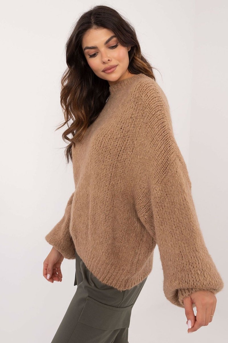 Och Bella Women's Knit Jumper Model 202306 - Stylish Casual Pullover | wowstore.live - Wow Store