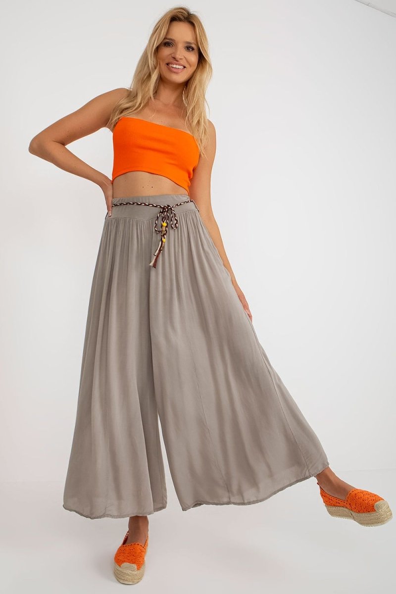 Och Bella Women's Trousers Model 166056 - Elegant Tailored Fit | wowstore.live - Wow Store