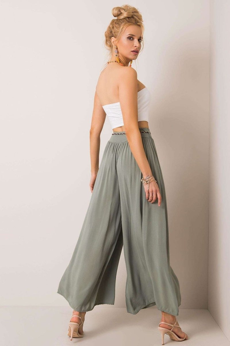 Och Bella Women's Trousers Model 166056 - Elegant Tailored Fit | wowstore.live - Wow Store