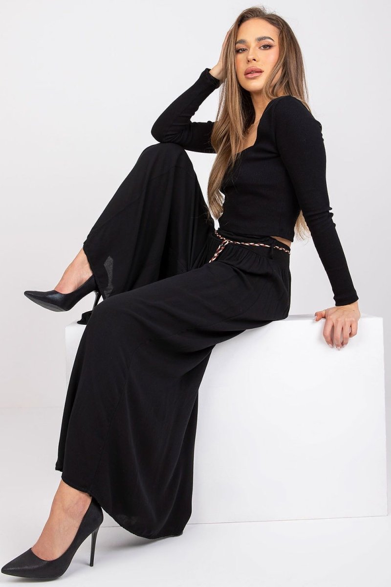 Och Bella Women's Trousers Model 166056 - Elegant Tailored Fit | wowstore.live - Wow Store