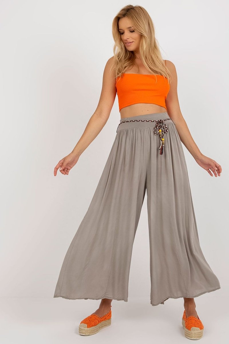 Och Bella Women's Trousers Model 166056 - Elegant Tailored Fit | wowstore.live - Wow Store