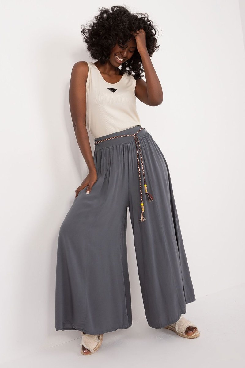 Och Bella Women's Trousers Model 166056 - Elegant Tailored Fit | wowstore.live - Wow Store