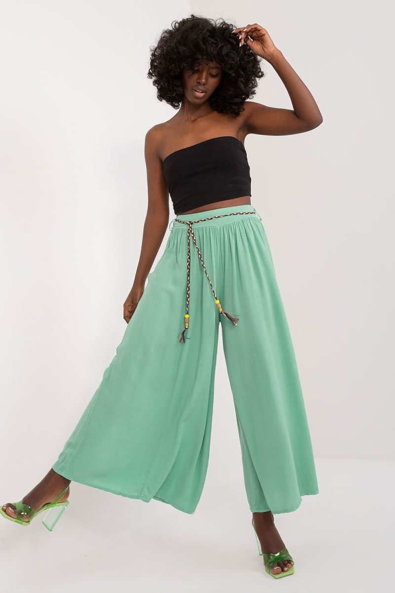 Och Bella Women's Trousers Model 166056 - Elegant Tailored Fit | wowstore.live - Wow Store