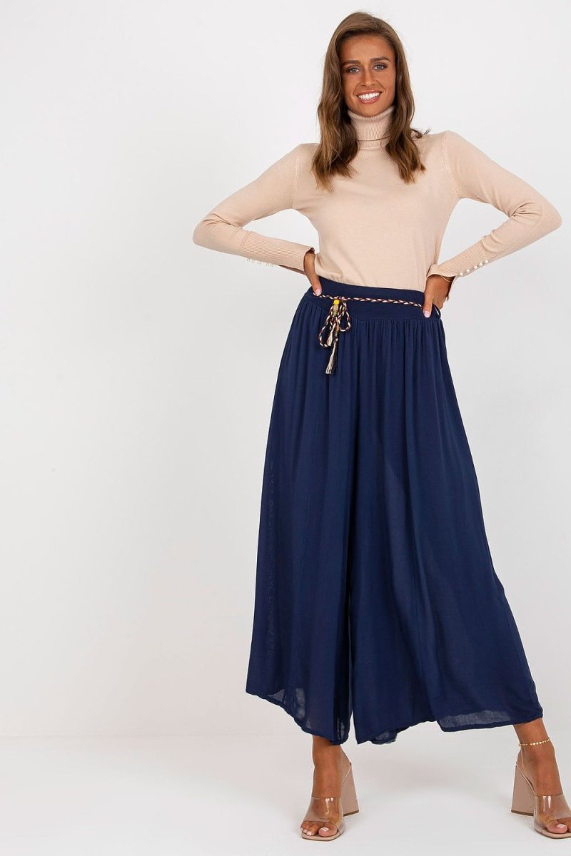 Och Bella Women's Trousers Model 166056 - Elegant Tailored Fit | wowstore.live - Wow Store