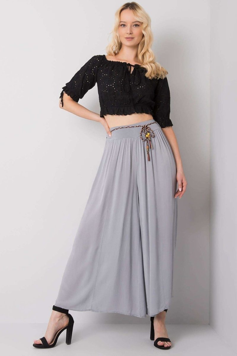 Och Bella Women's Trousers Model 166056 - Elegant Tailored Fit | wowstore.live - Wow Store