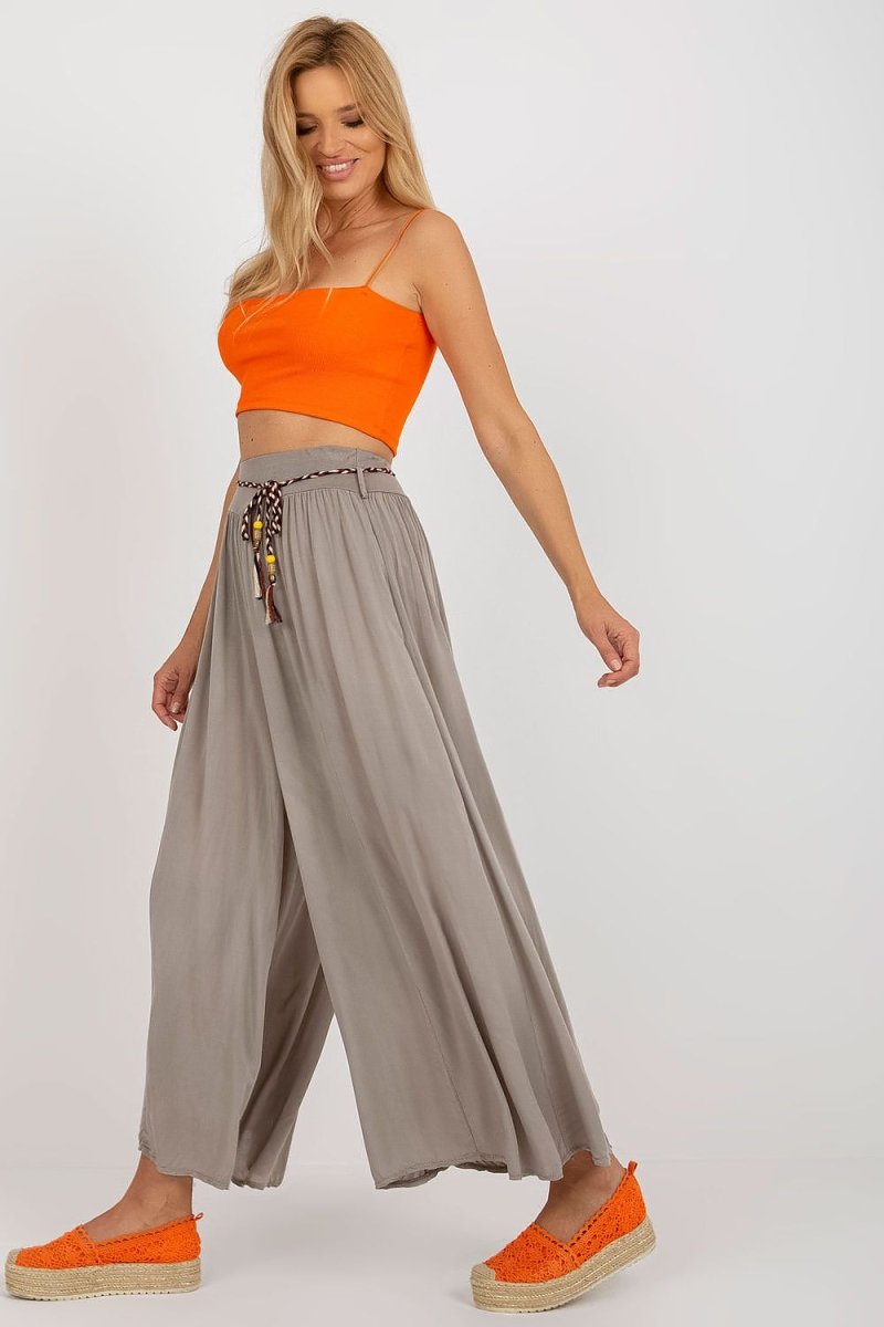 Och Bella Women's Trousers Model 166056 - Elegant Tailored Fit | wowstore.live - Wow Store