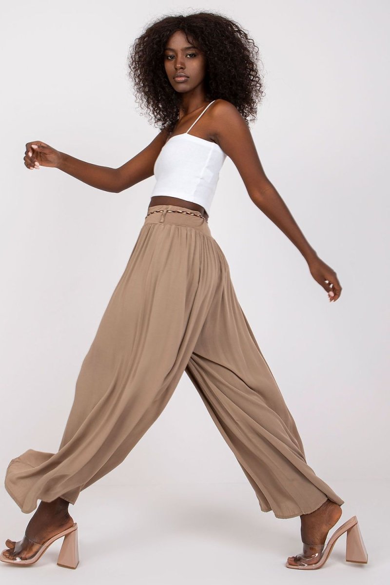 Och Bella Women's Trousers Model 166056 - Elegant Tailored Fit | wowstore.live - Wow Store
