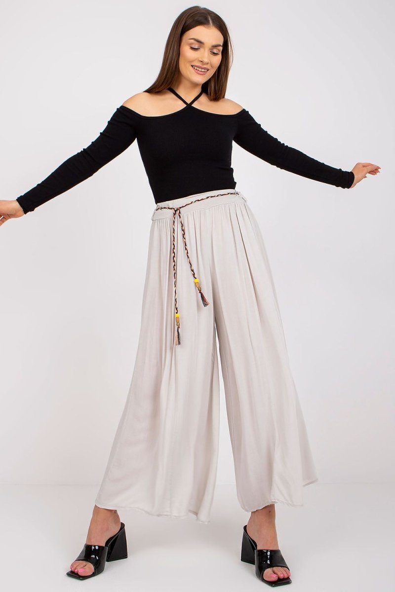 Och Bella Women's Trousers Model 166056 - Elegant Tailored Fit | wowstore.live - Wow Store