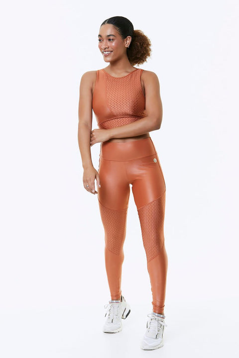 ORANGE BLOSSOM CROPPED SPORTS BRA - Wow Store