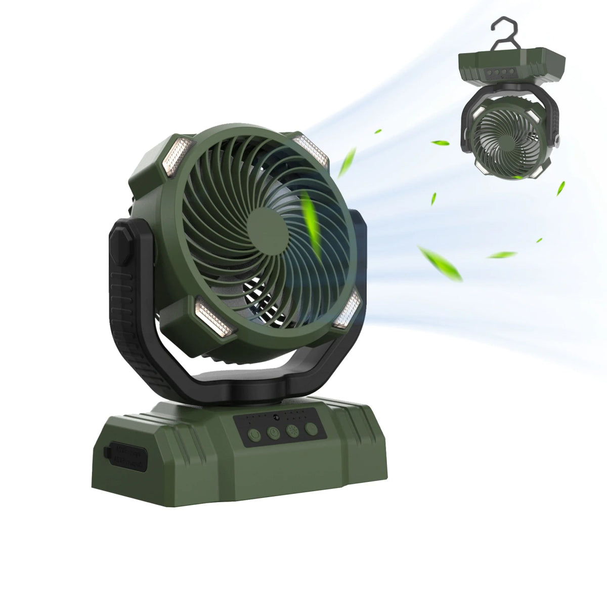 Outdoor Household Power Bank LED Light Camping Fan - Wow Store