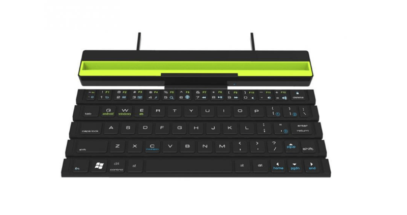 Outdoor Office Portable Folding Wireless Reel Keyboard - Wow Store