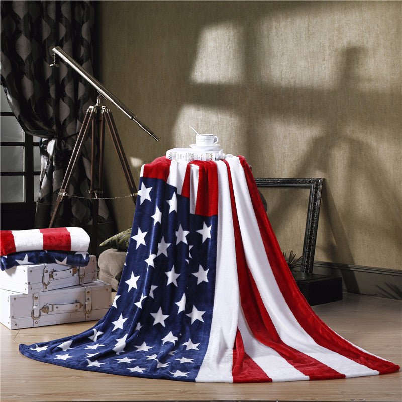 Patriotic Fleece Throw Blanket – 150 × 200 cm — view 3