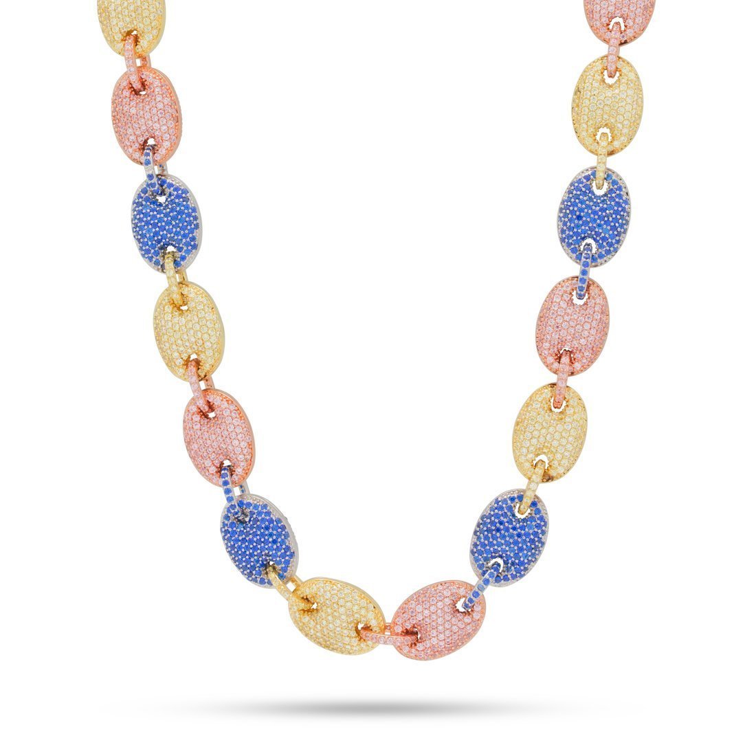 Pave Gucci Tri Color 16" Choker Necklace in 18K Gold | Wow Store - Wow Store