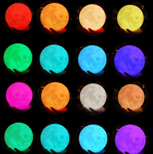 Personalized Moon Lamp with Custom LED Light - WowStore.live