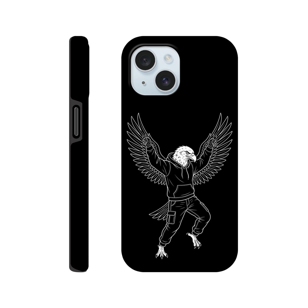 Custom AI Phone Case, example design: the WOW eagle