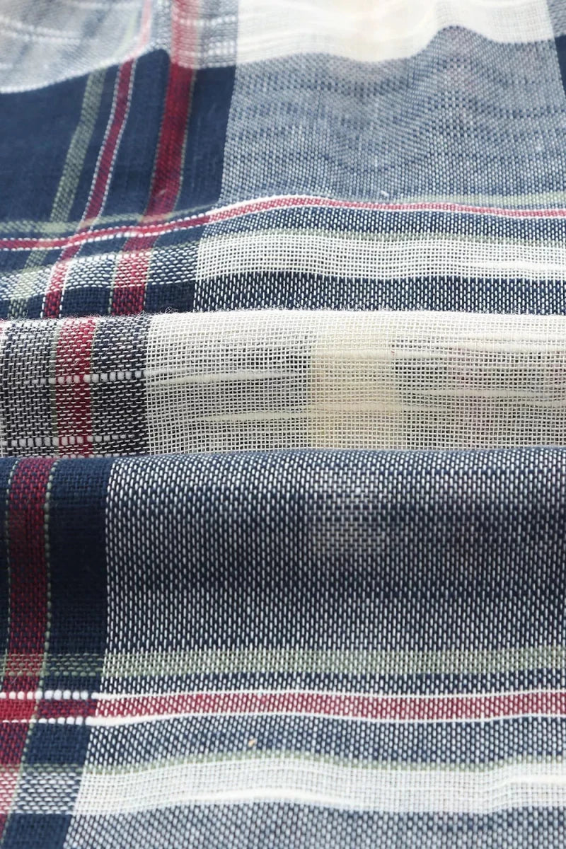 Plaid Button - Down Long Sleeve Shirt - Wow Store
